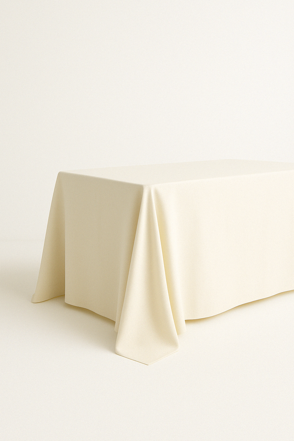 Tischdecke Elfenbein Rechteckig