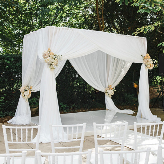 Hochzeitsbogen Chuppah Weiss