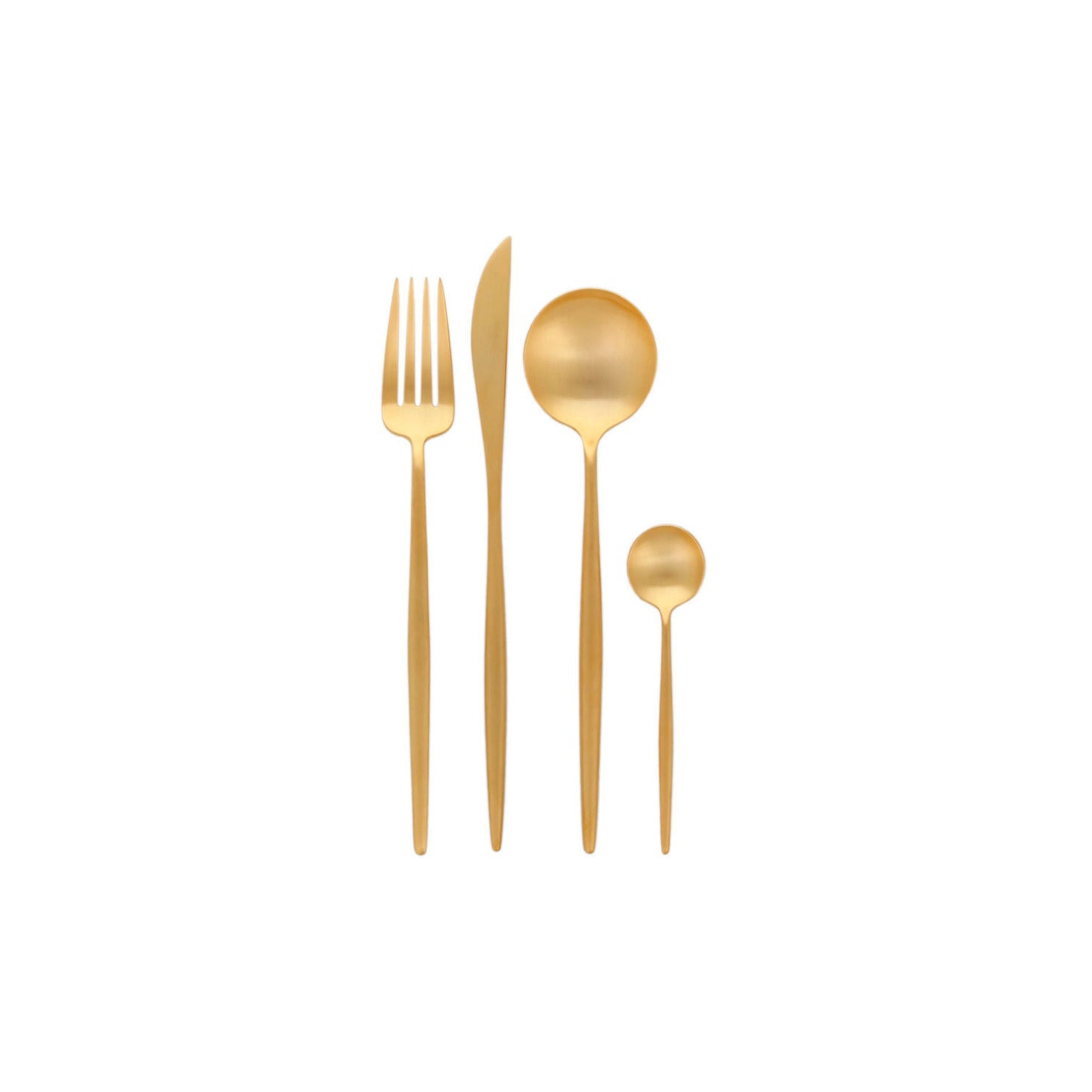 Besteck Gold 4er-Set