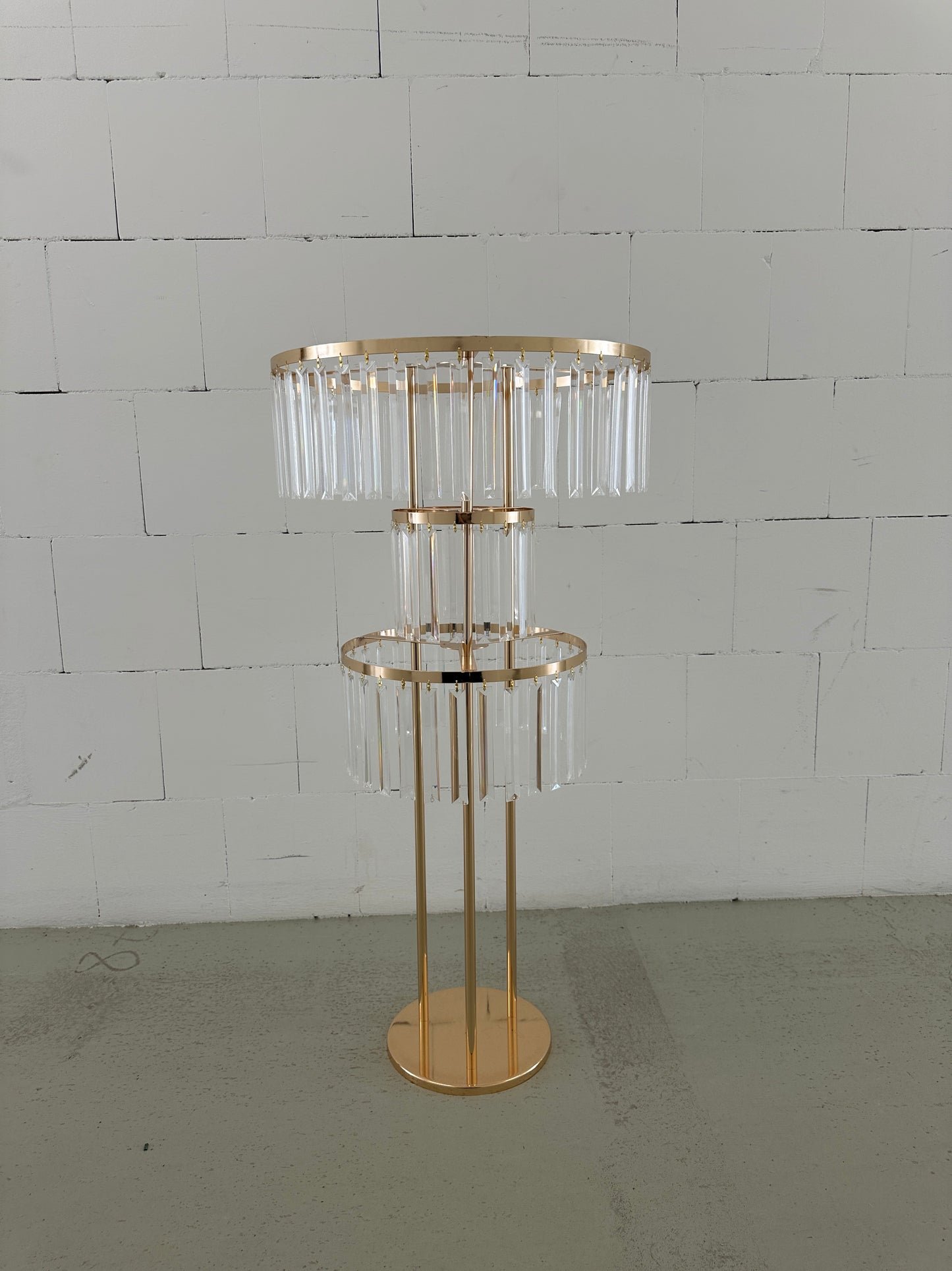 Goldener Ständer 100 cm