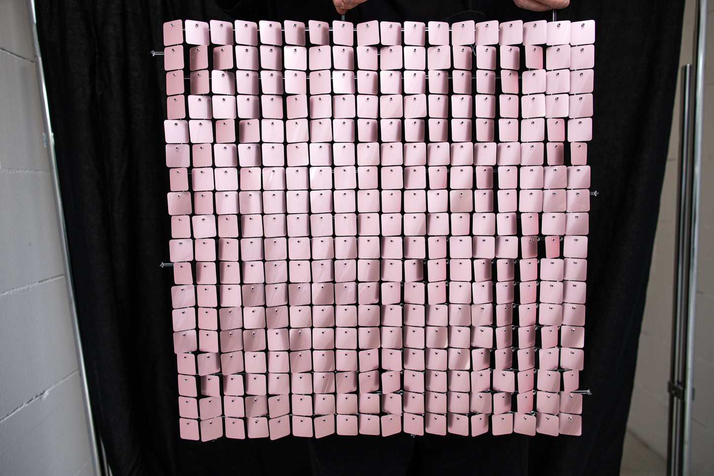 Pailletten-Fotozone "Pink"