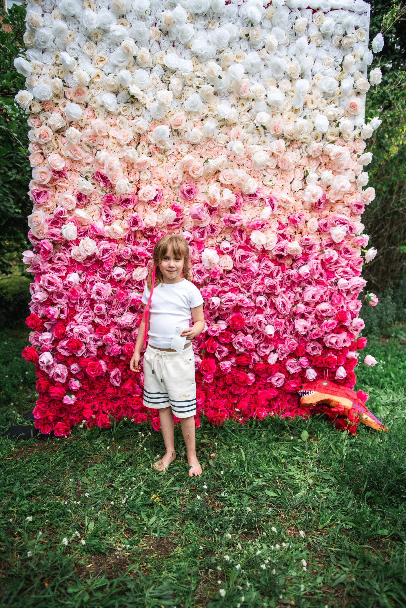 Blumenwand "Ombre"