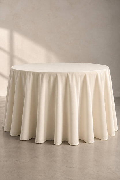 Tischdecke Elfenbein