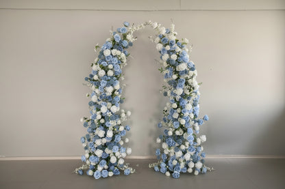 Hochzeitsbogen Halbkreis Blau