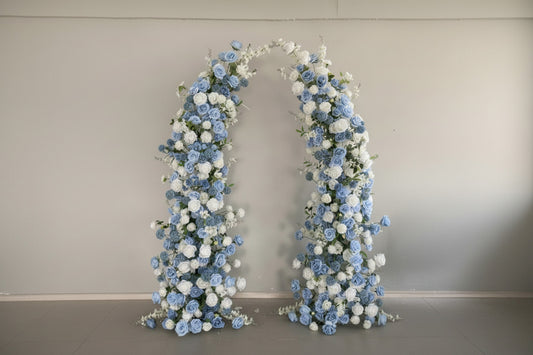 Hochzeitsbogen Halbkreis Blau