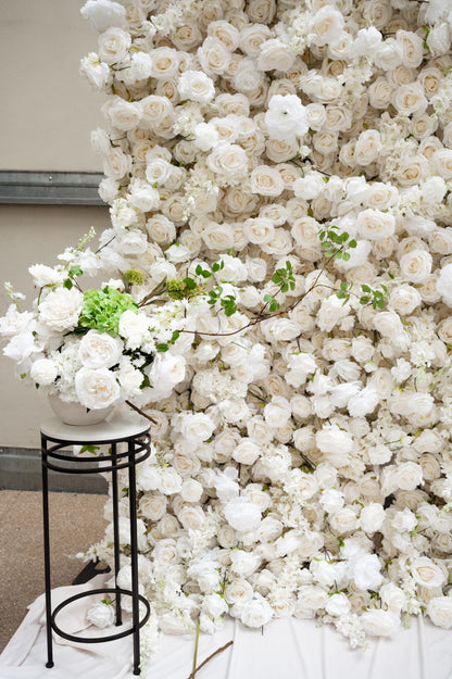 Blumenwand "Weißer Garten"