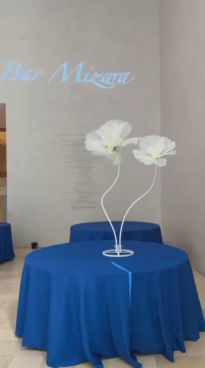Runde Tischdecke Royalblau Ø 330 cm mieten
